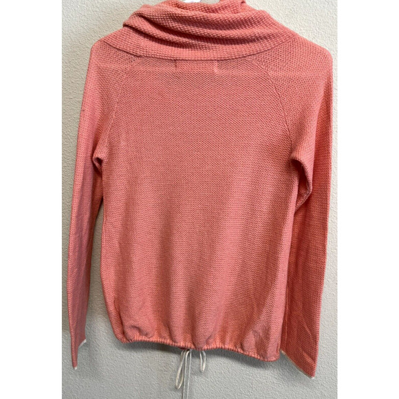 Anthropologie Sparrow Wool Blend Cowl Neck Long Sleeve Sweater Size XS Coral - Picture 3 of 10